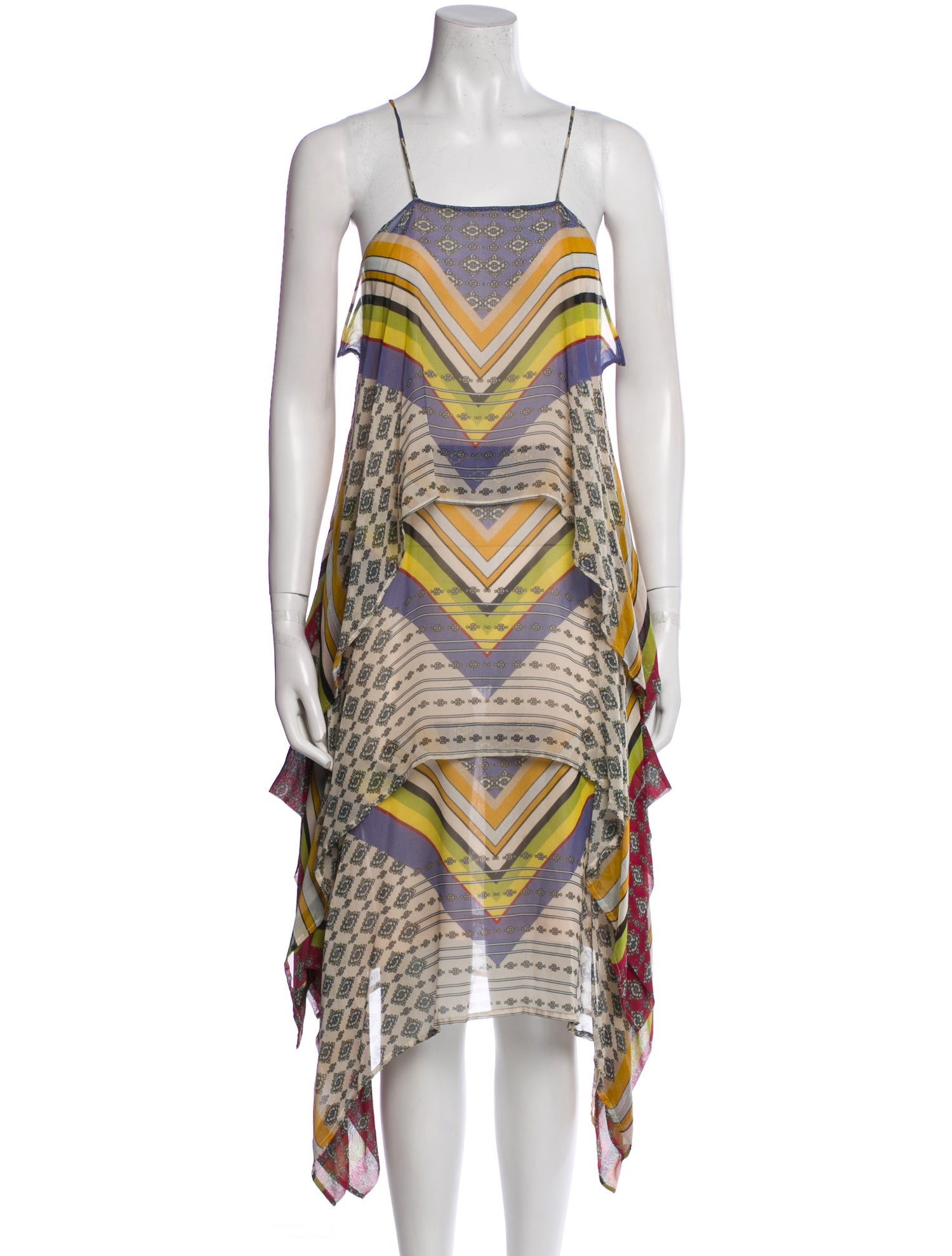 Warm Printed Long Dress