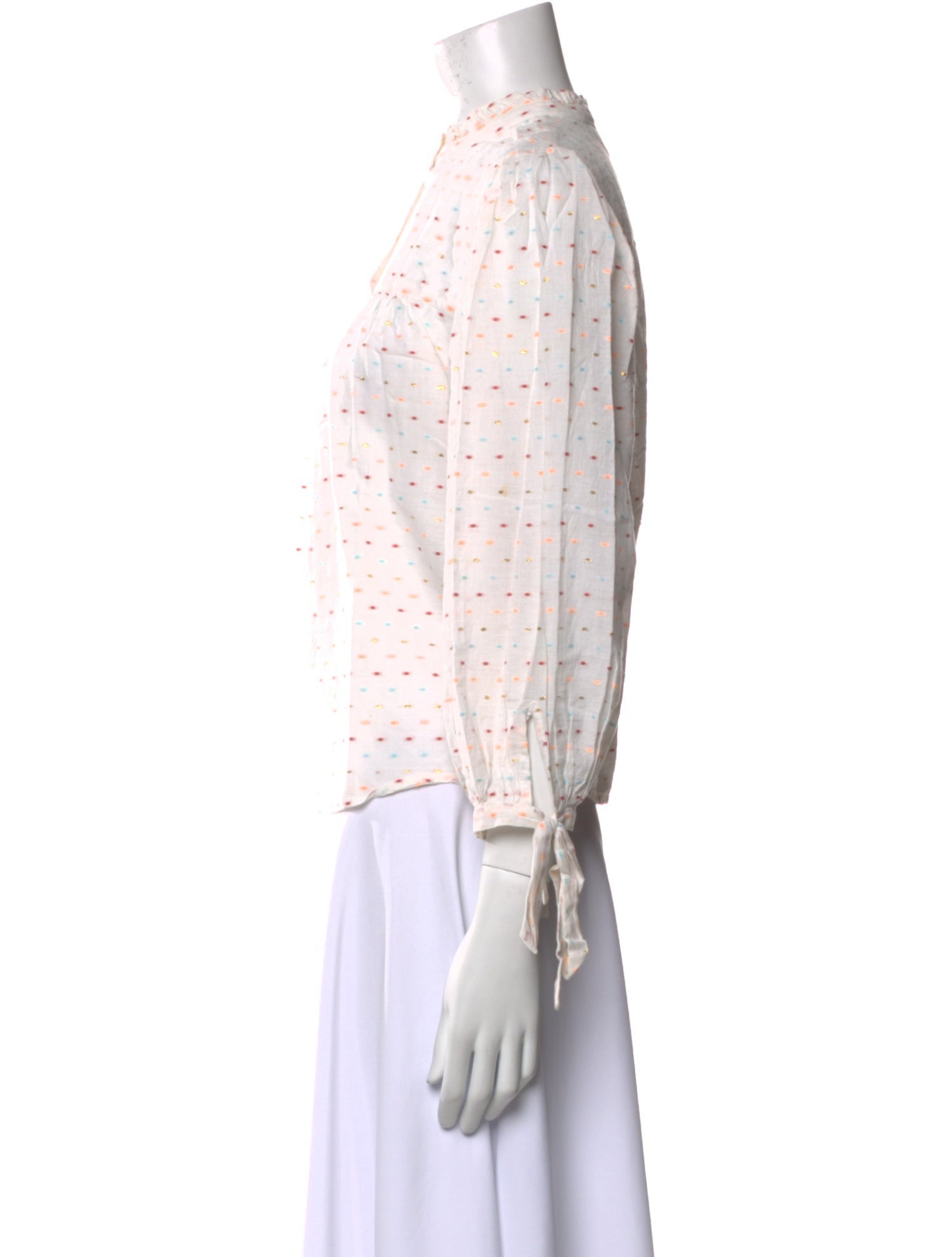 Warm Wool Printed Blouse