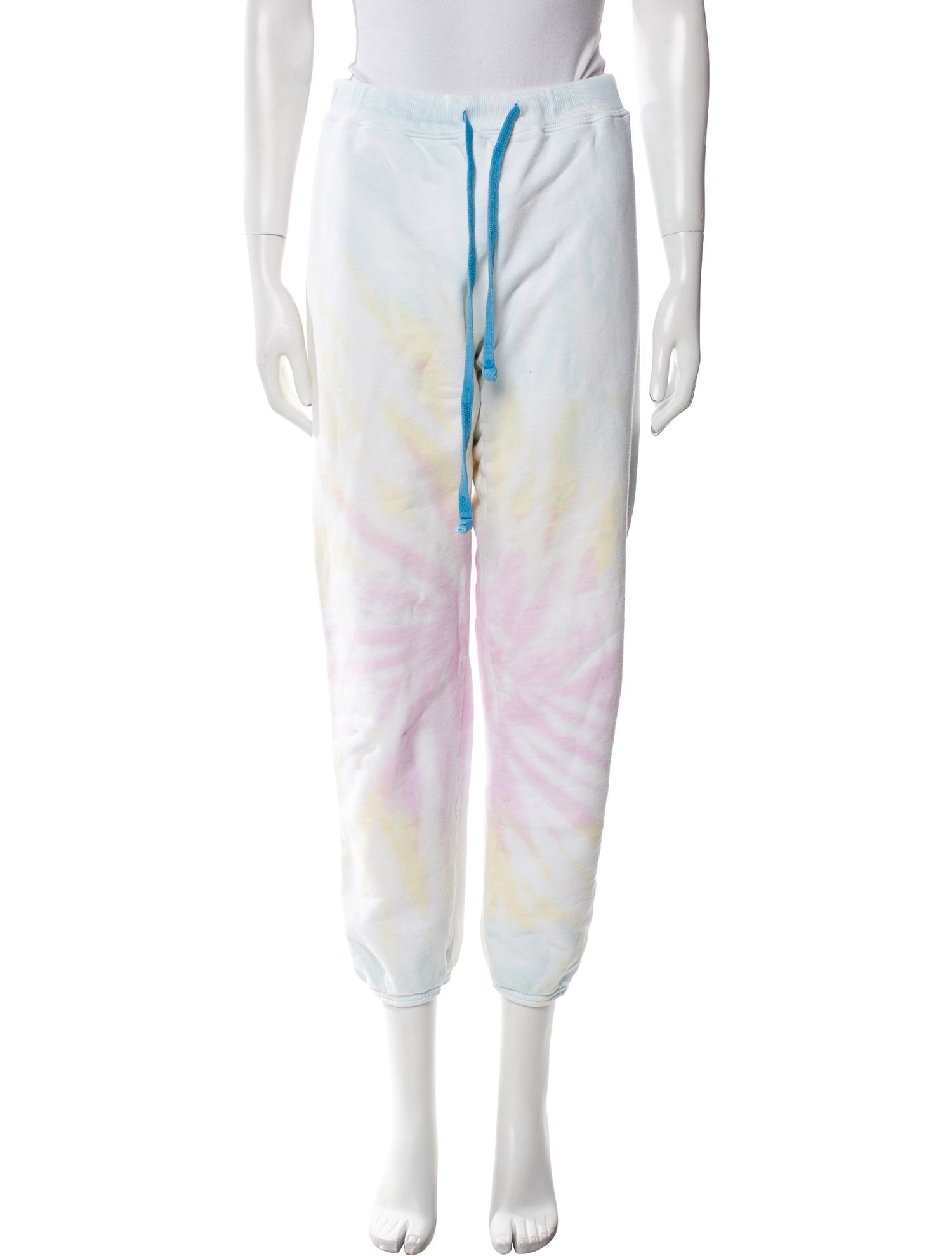 Warm Tie-Dye Print Sweatpants