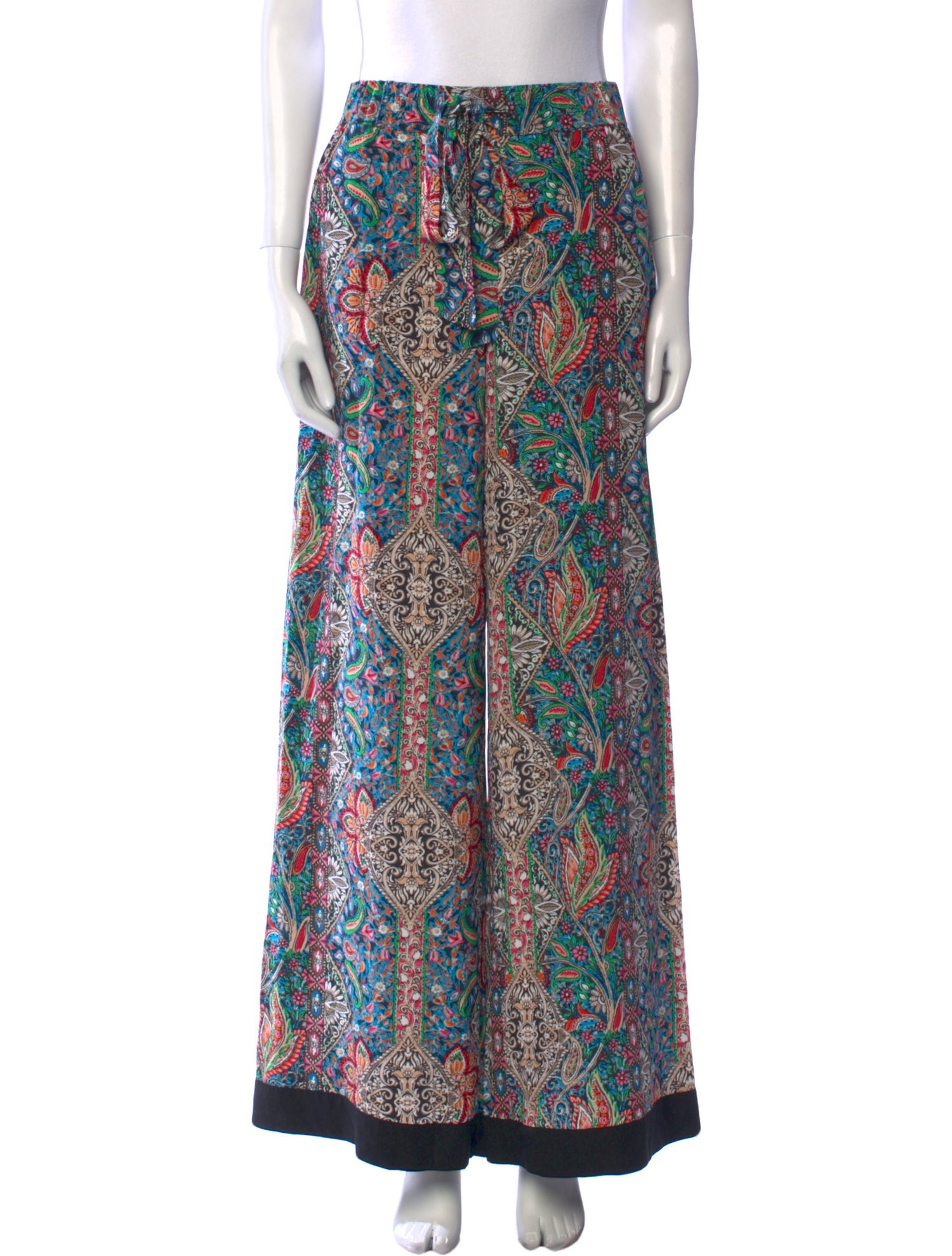 Warm Silk Wide Leg Pants