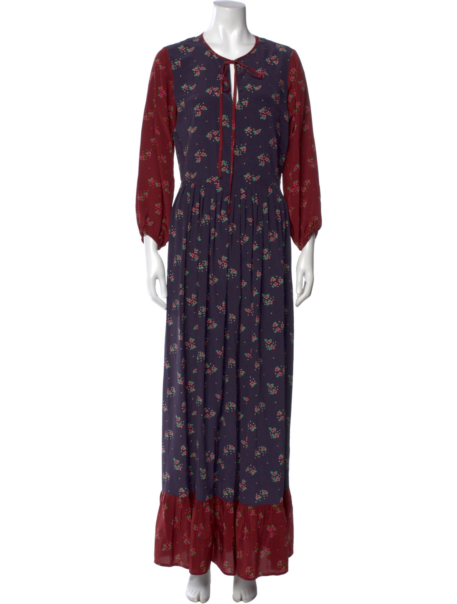 Warm Silk Long Dress