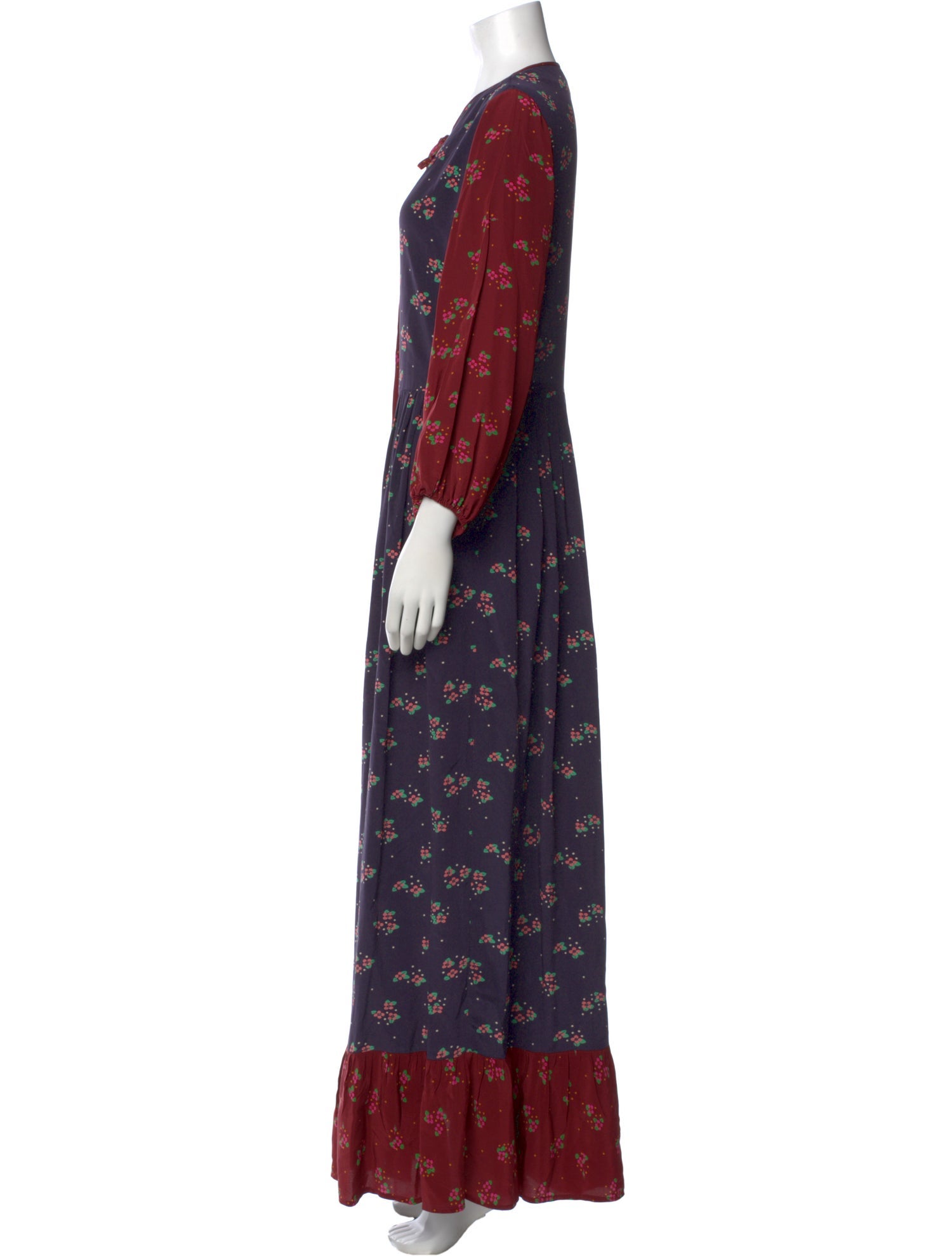 Warm Silk Long Dress