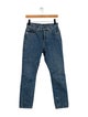 WARDROBE.NYC Mid-Rise Straight Leg Jeans