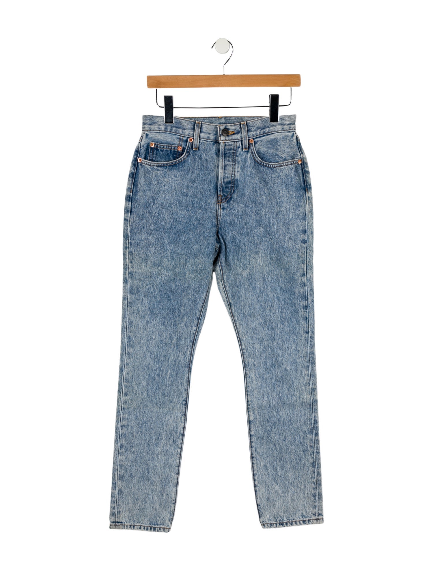 WARDROBE.NYC High-Rise Straight Leg Jeans w/ Tags