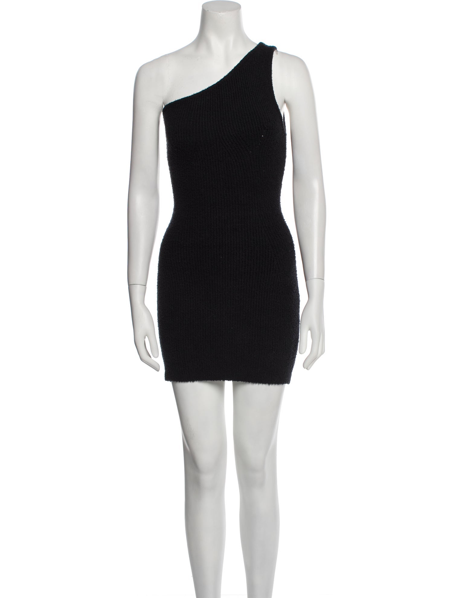 WARDROBE.NYC One-Shoulder Mini Dress