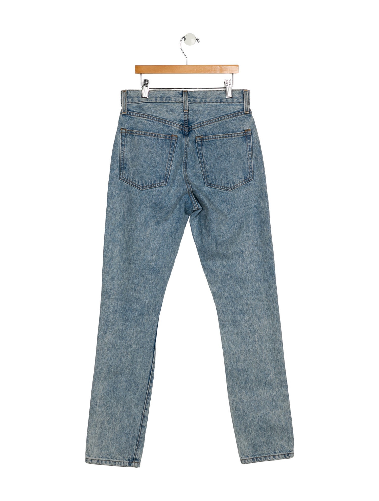 WARDROBE.NYC Mid-Rise Skinny Leg Jeans