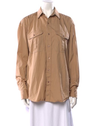 WARDROBE.NYC Long Sleeve Button-Up Top