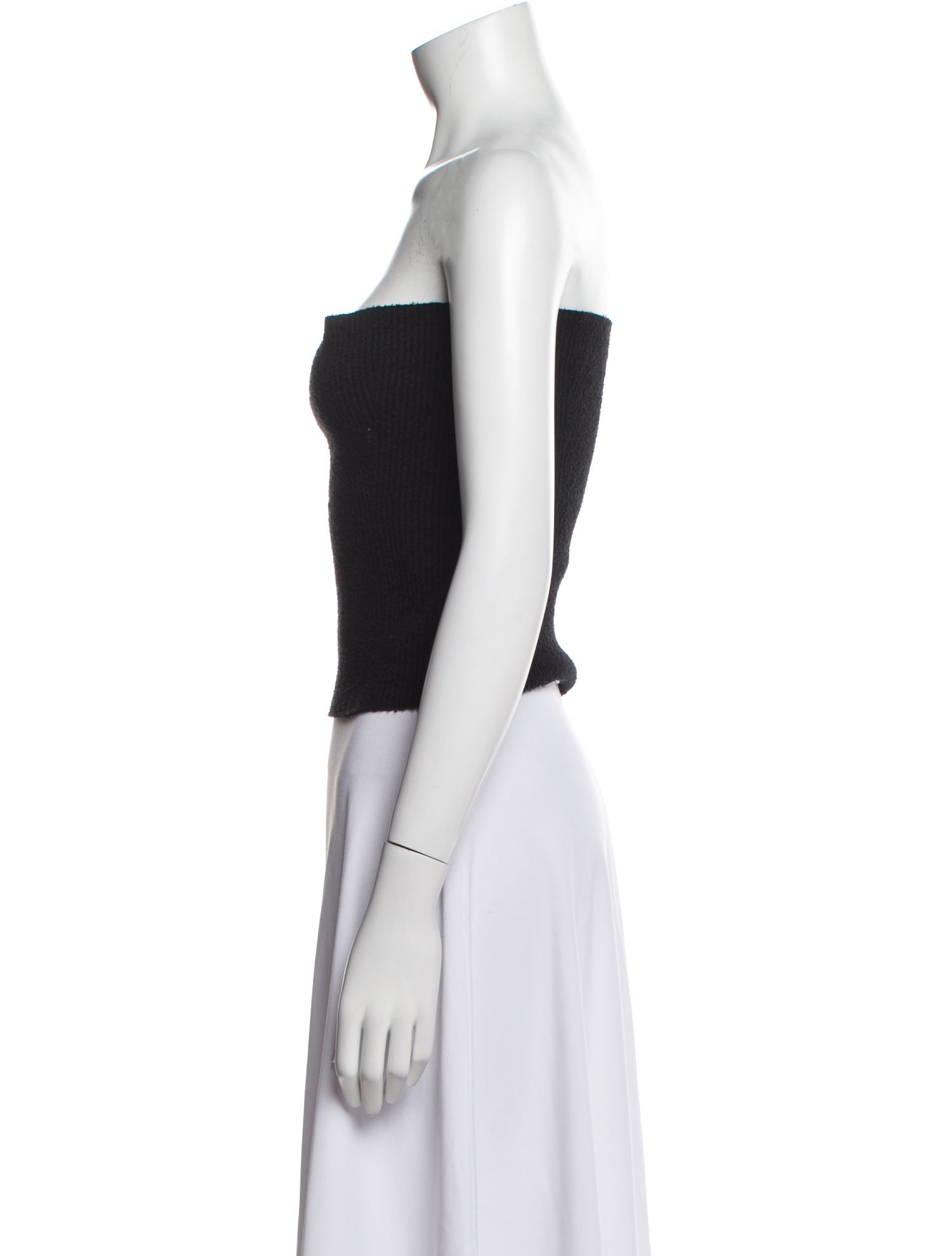 WARDROBE.NYC Strapless Crop Top