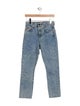 WARDROBE.NYC Mid-Rise Straight Leg Jeans