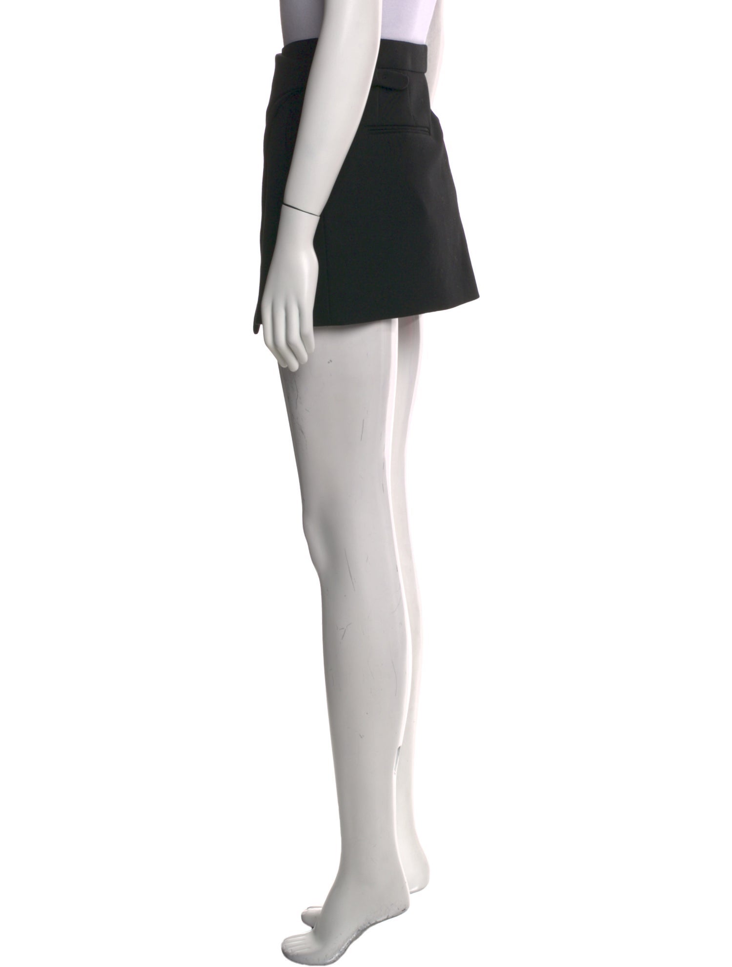 WARDROBE.NYC Wool Mini Skirt