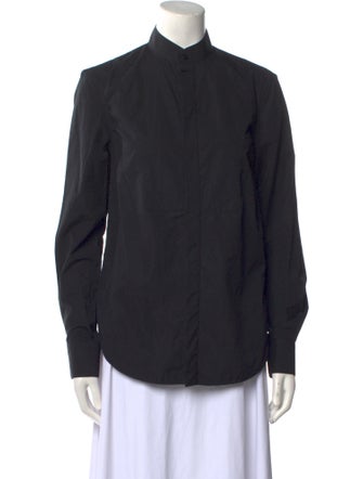 WARDROBE.NYC Long Sleeve Button-Up Top