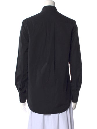 WARDROBE.NYC Long Sleeve Button-Up Top