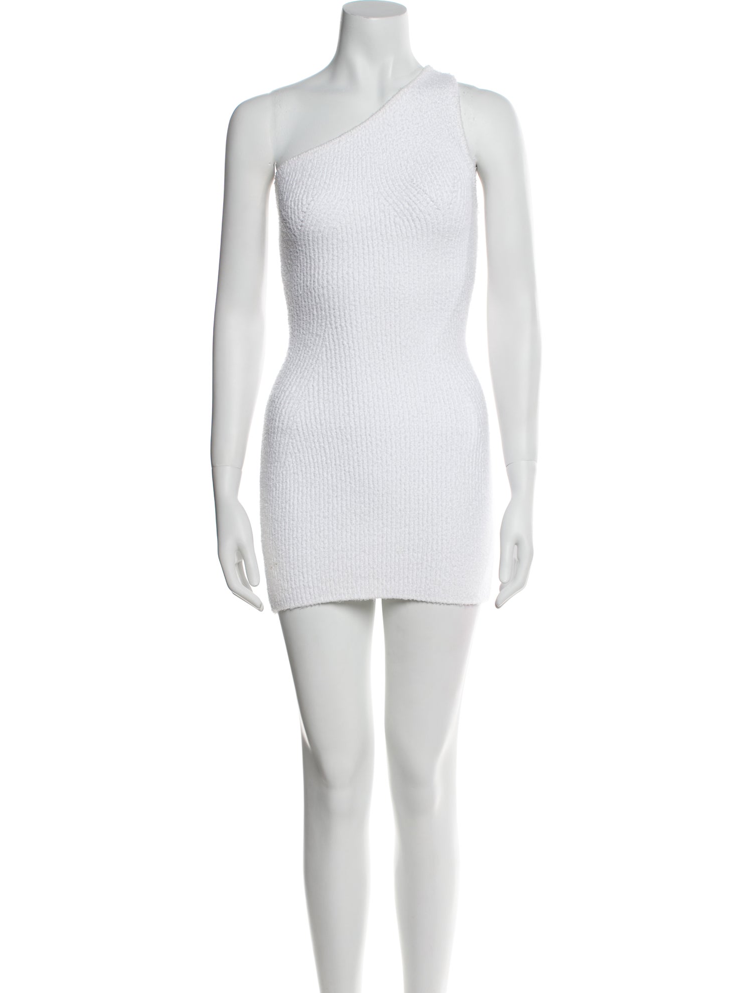 WARDROBE.NYC One-Shoulder Mini Dress