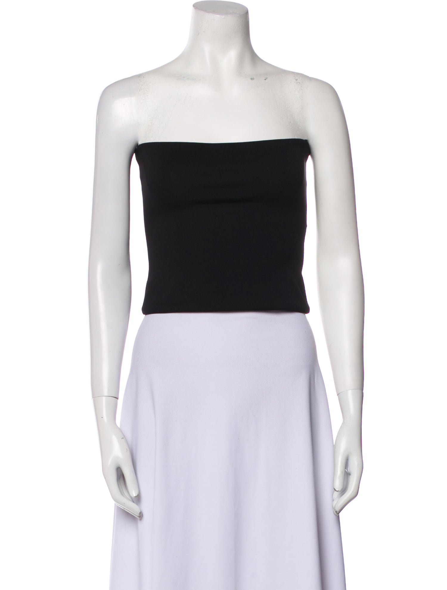 WARDROBE.NYC Strapless Crop Top