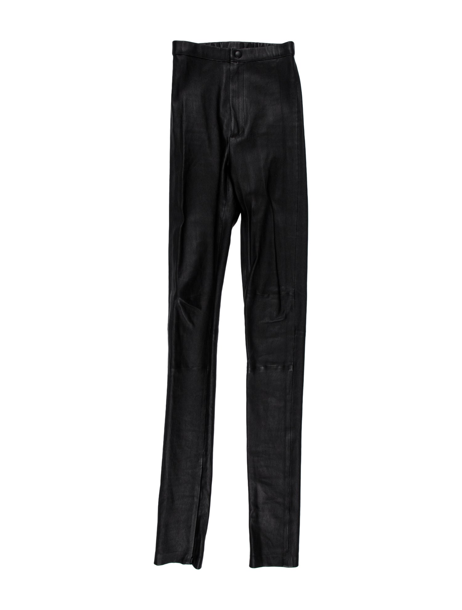 WARDROBE.NYC Lambskin Skinny Leg Pants