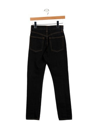WARDROBE.NYC High-Rise Straight Leg Jeans