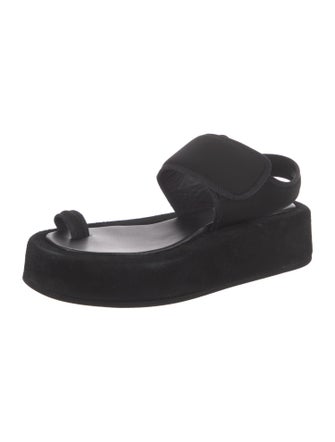 WARDROBE.NYC Neoprene Slingback Sandals
