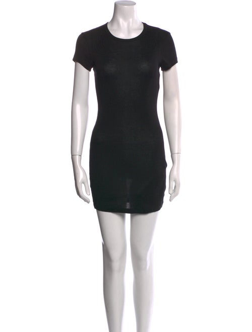 WARDROBE.NYC Crew Neck Mini Dress
