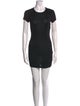WARDROBE.NYC Crew Neck Mini Dress