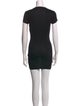WARDROBE.NYC Crew Neck Mini Dress
