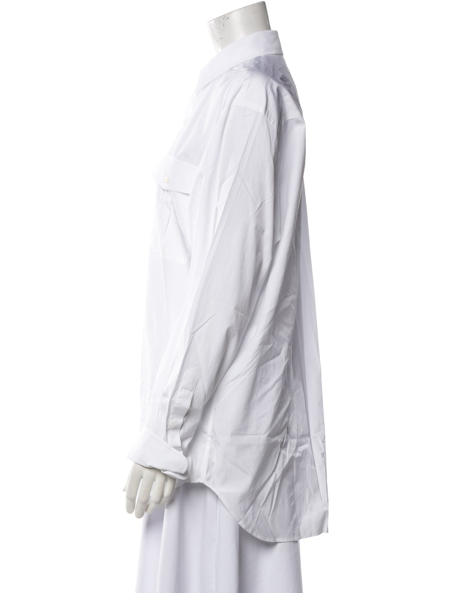 WARDROBE.NYC Long Sleeve Button-Up Top w/ Tags