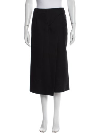 WARDROBE.NYC Virgin Wool Midi Length Skirt