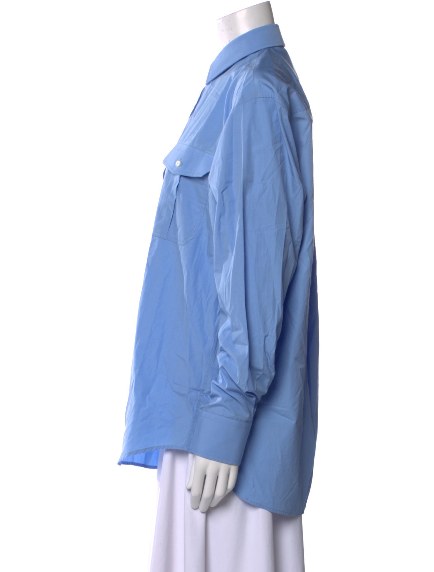 WARDROBE.NYC Long Sleeve Button-Up Top w/ Tags