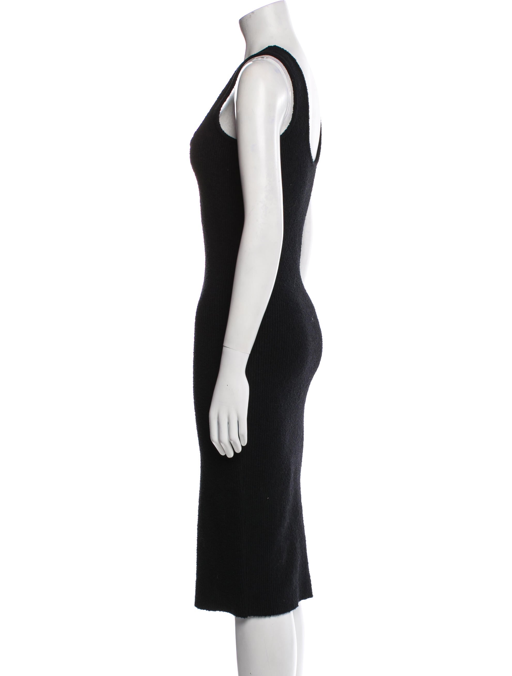 WARDROBE.NYC Square Neckline Midi Length Dress w/ Tags