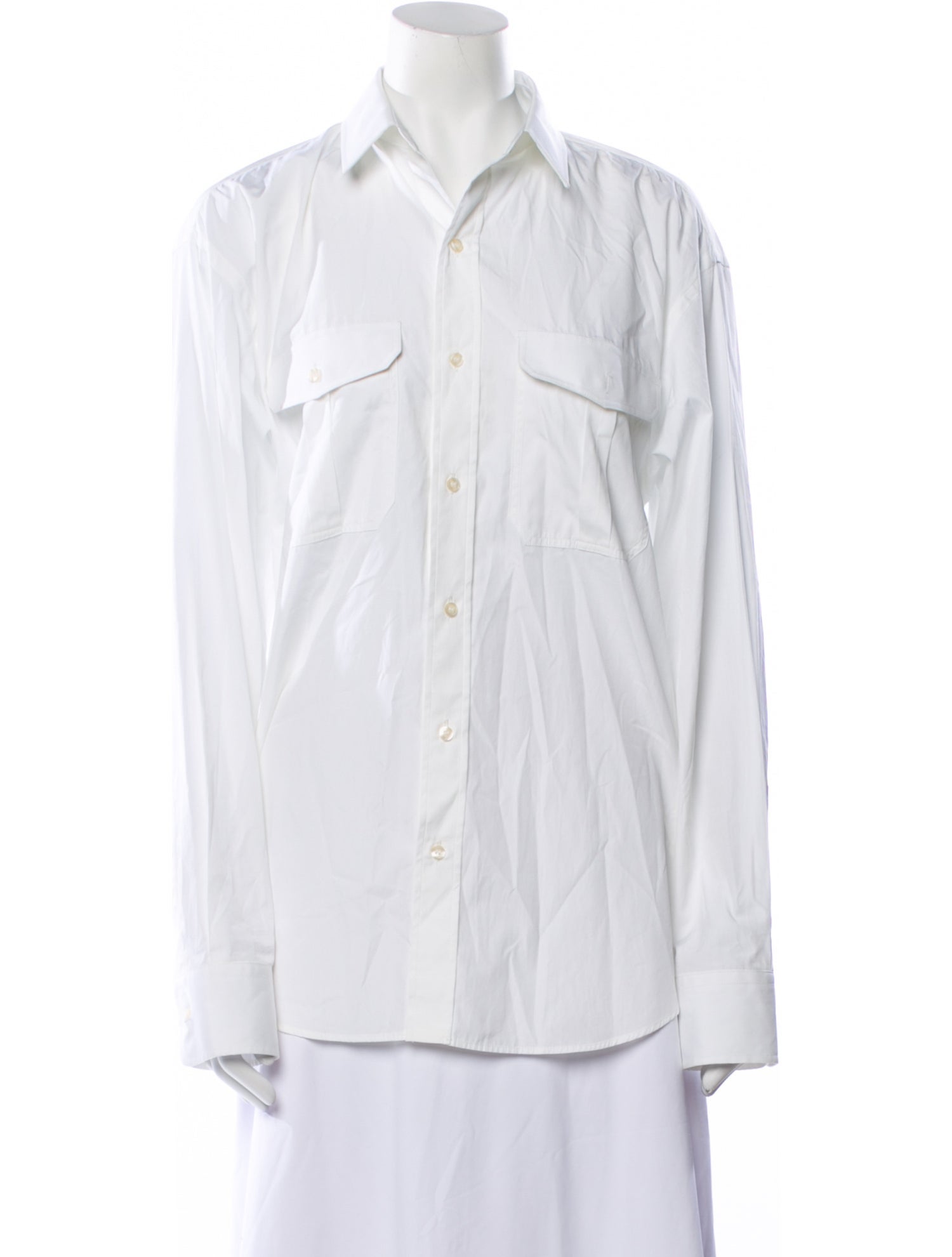WARDROBE.NYC Long Sleeve Button-Up Top w/ Tags