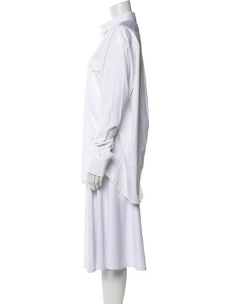 WARDROBE.NYC Long Sleeve Button-Up Top