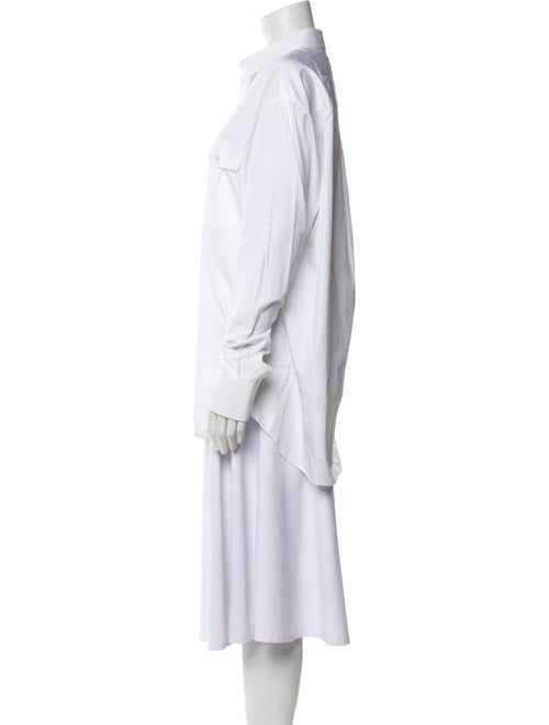 WARDROBE.NYC Long Sleeve Button-Up Top