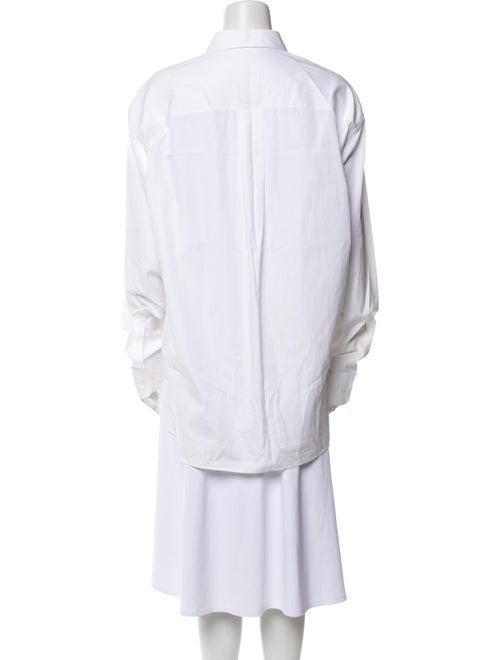 WARDROBE.NYC Long Sleeve Button-Up Top