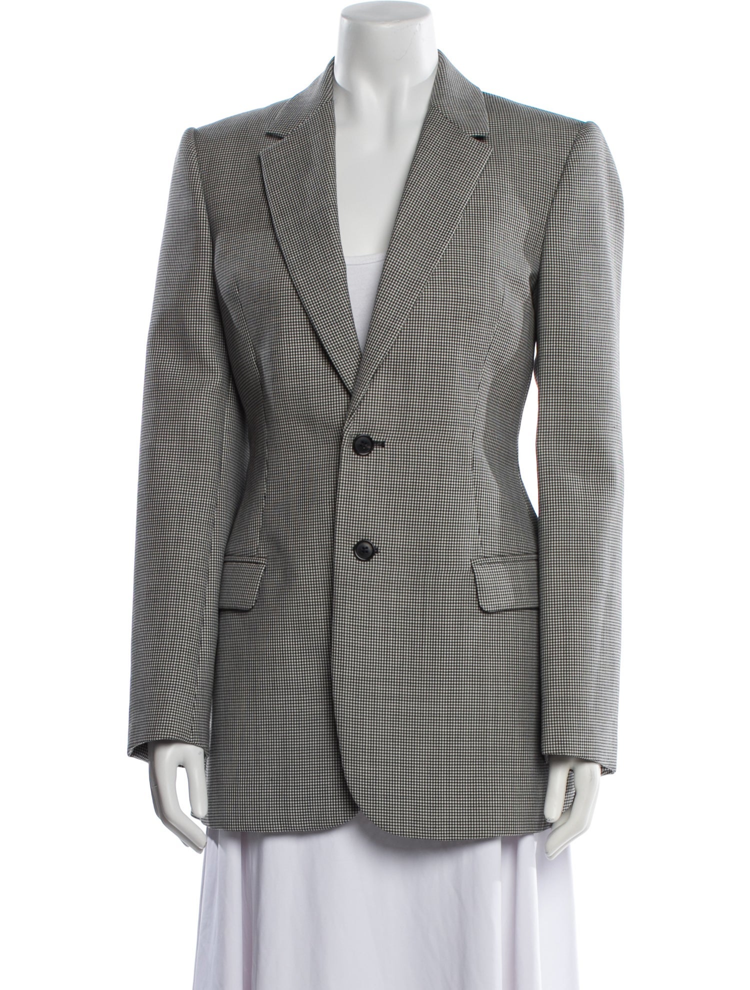 WARDROBE.NYC Virgin Wool Polka Dot Print Blazer w/ Tags