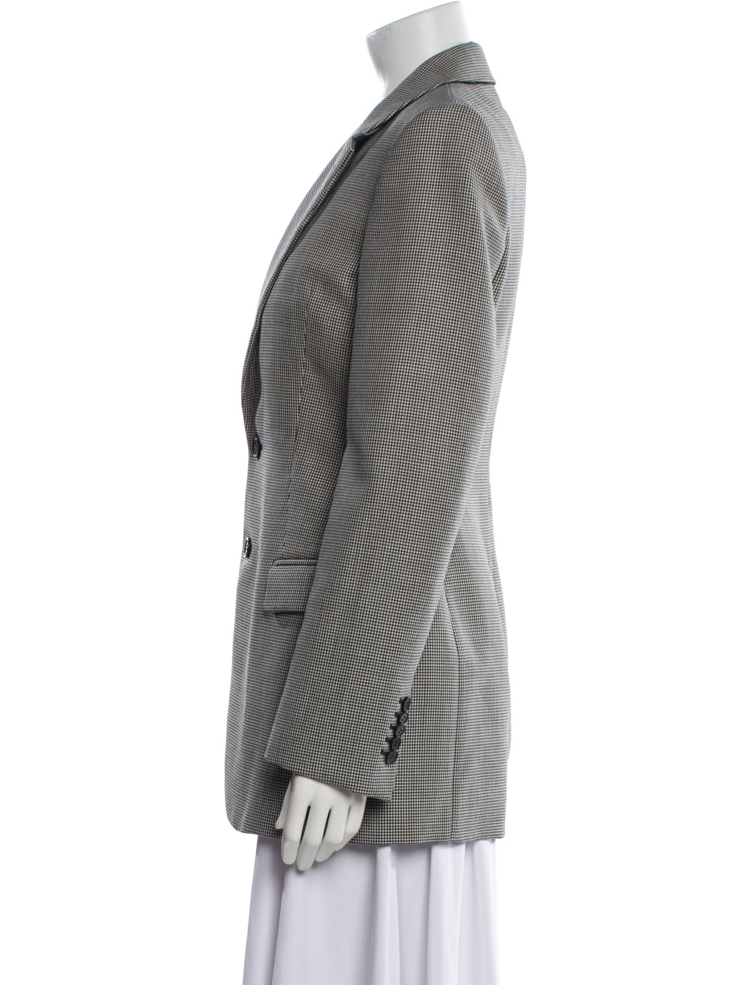 WARDROBE.NYC Virgin Wool Polka Dot Print Blazer w/ Tags