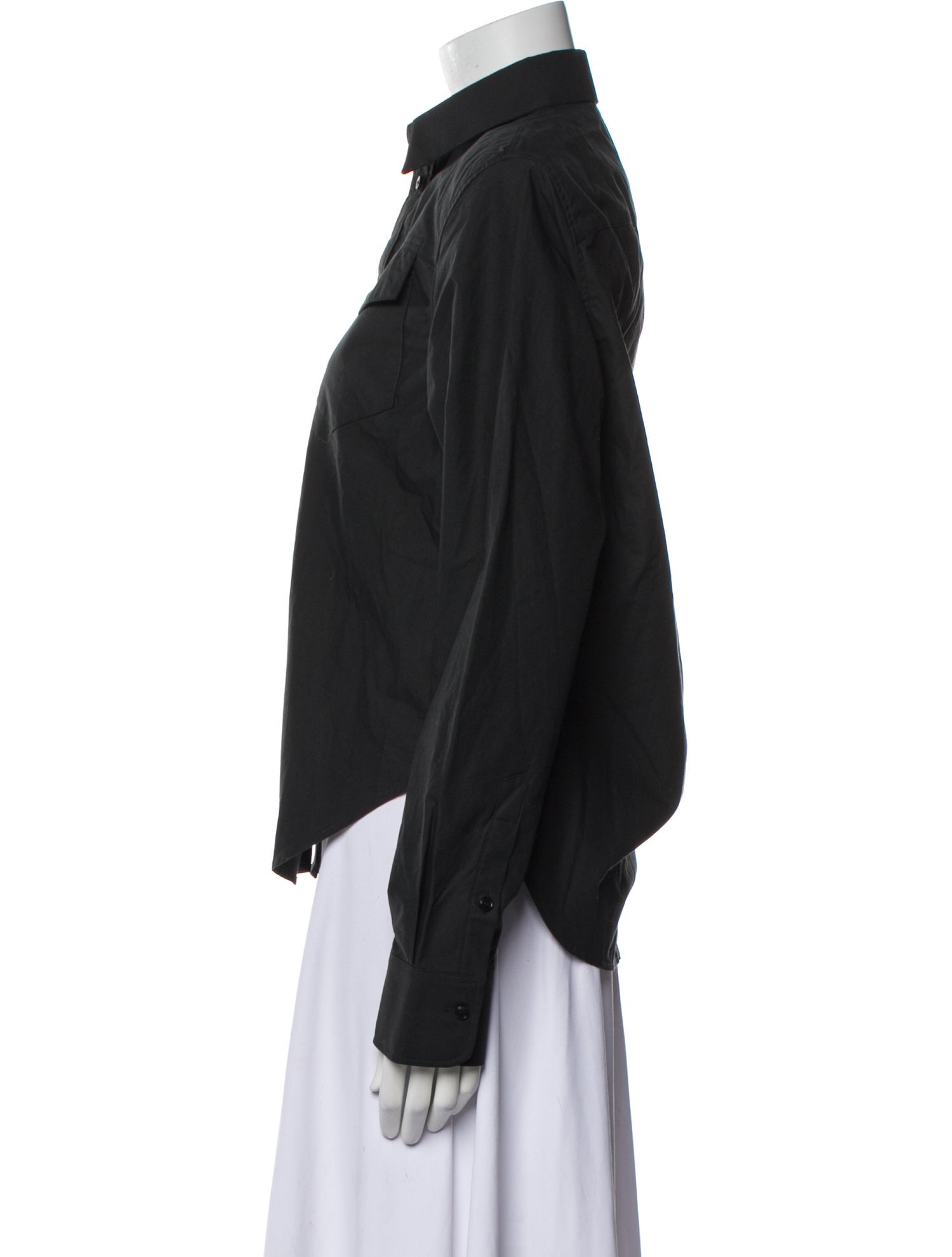 WARDROBE.NYC Long Sleeve Button-Up Top w/ Tags