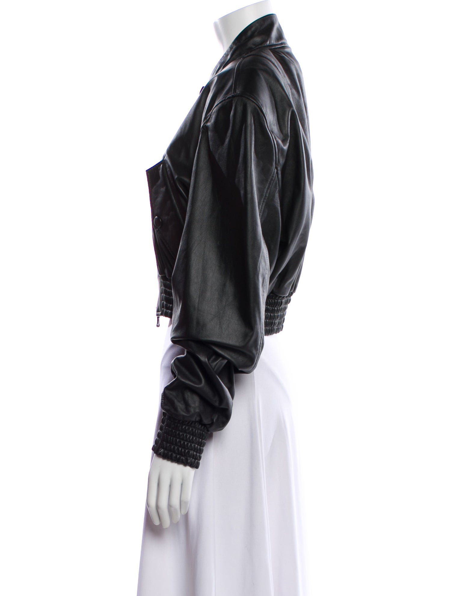 WARDROBE.NYC Leather Bomber Jacket