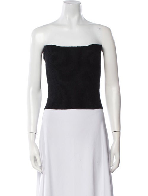 WARDROBE.NYC Strapless Crop Top