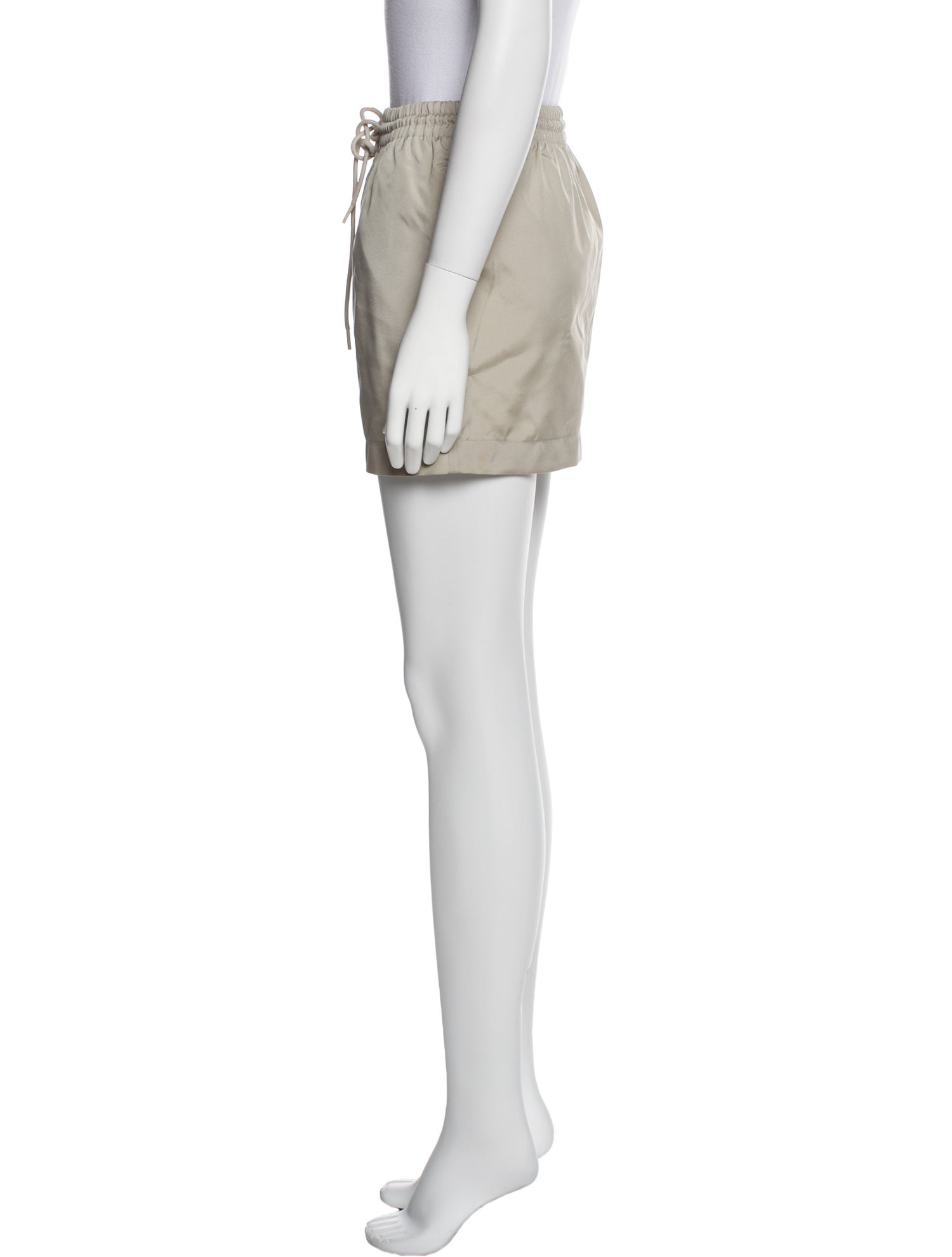 WARDROBE.NYC Pleated Accents Mini Skirt