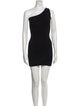 WARDROBE.NYC One-Shoulder Mini Dress