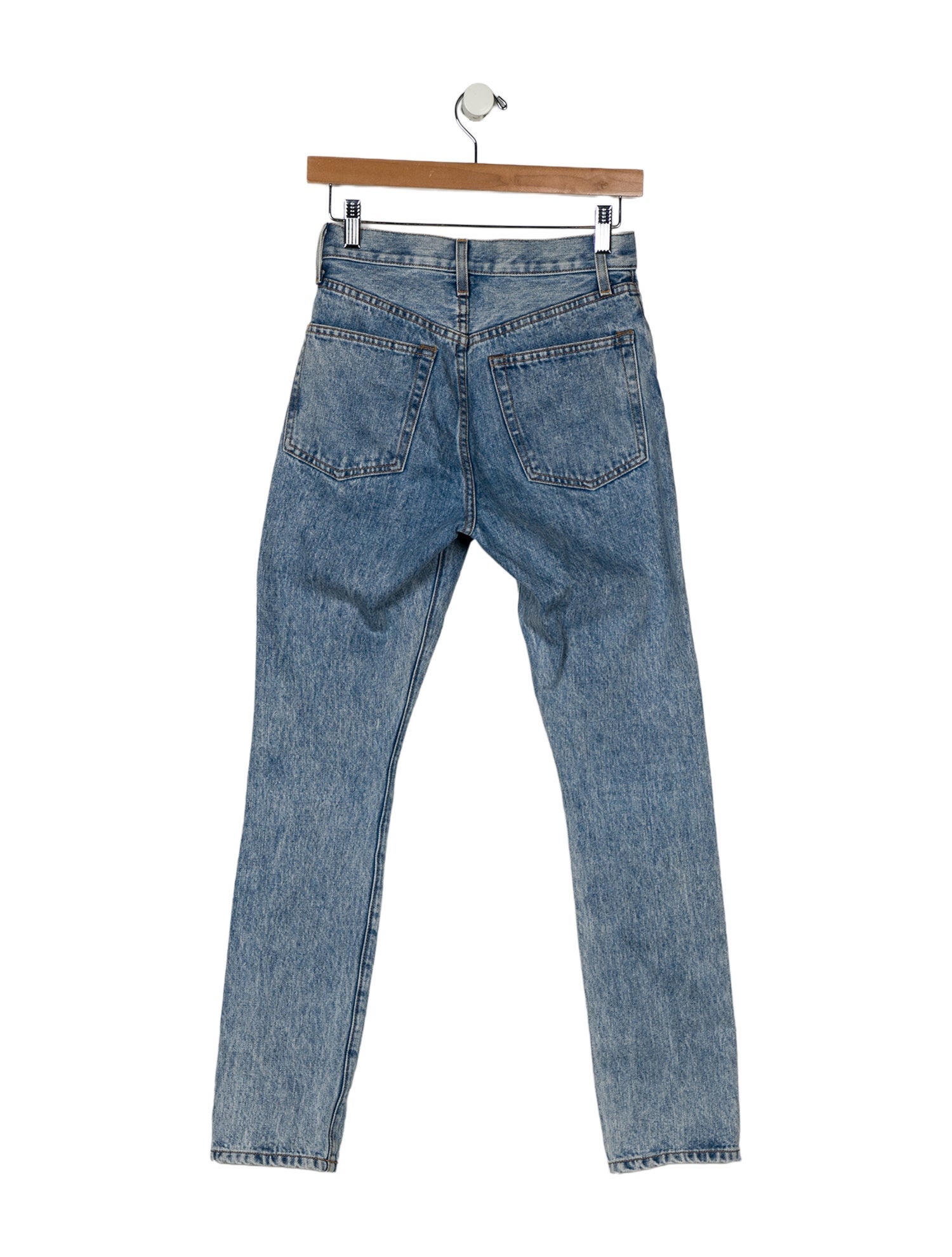 WARDROBE.NYC High-Rise Skinny Leg Jeans