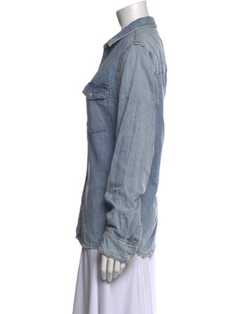 WARDROBE.NYC Long Sleeve Button-Up Top