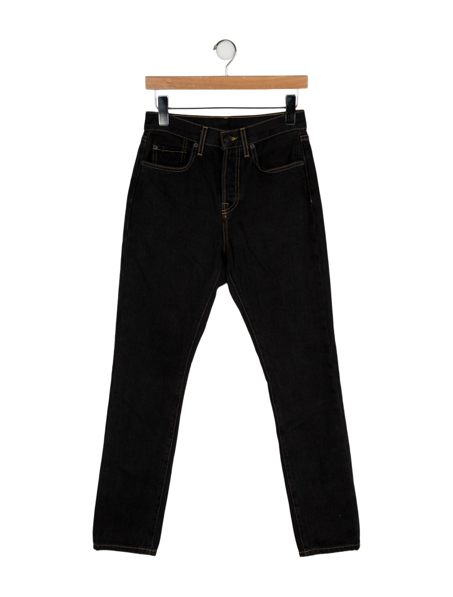 WARDROBE.NYC Mid-Rise Skinny Leg Jeans