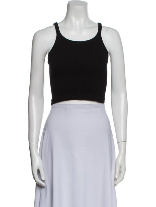 WARDROBE.NYC Scoop Neck Sleeveless Crop Top