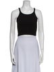 WARDROBE.NYC Scoop Neck Sleeveless Crop Top