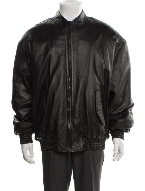 WARDROBE.NYC Leather Bomber Jacket