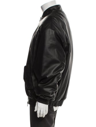 WARDROBE.NYC Leather Bomber Jacket