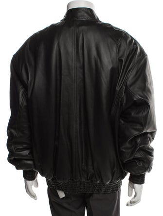 WARDROBE.NYC Leather Bomber Jacket
