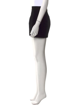 WARDROBE.NYC Raw-Edge Trim Mini Skirt