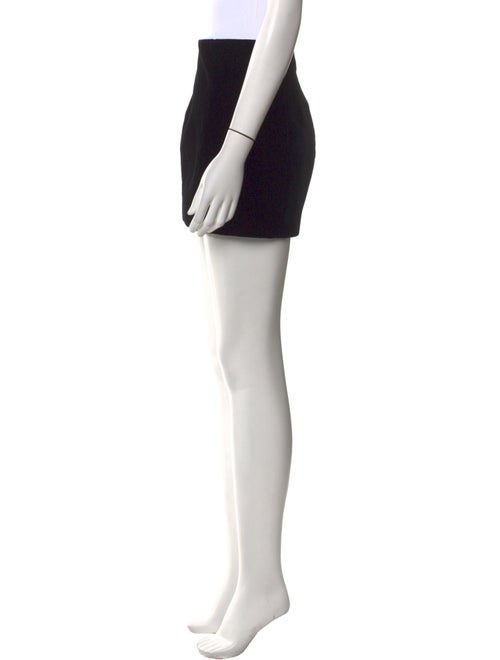 WARDROBE.NYC Raw-Edge Trim Mini Skirt