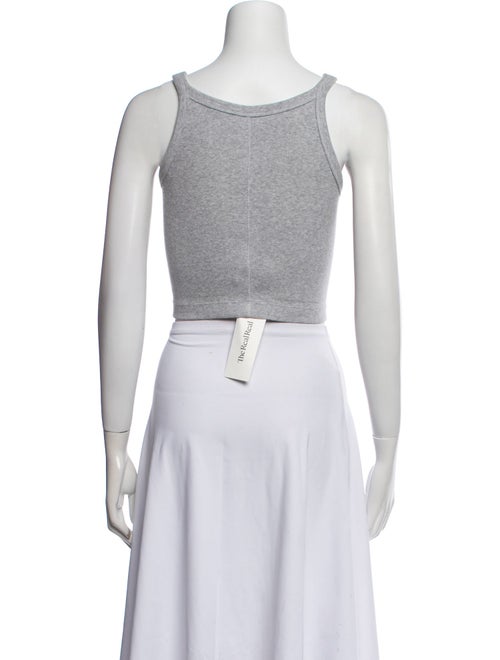 WARDROBE.NYC Square Neckline Sleeveless Crop Top